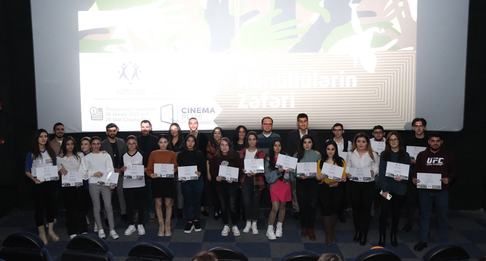 “Könüllülərin Zəfəri” layihəsi çərçivəsində gənclərə həsr olunmuş klip təqdim olundu